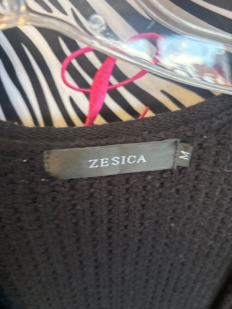 Zesica Black Cardigan