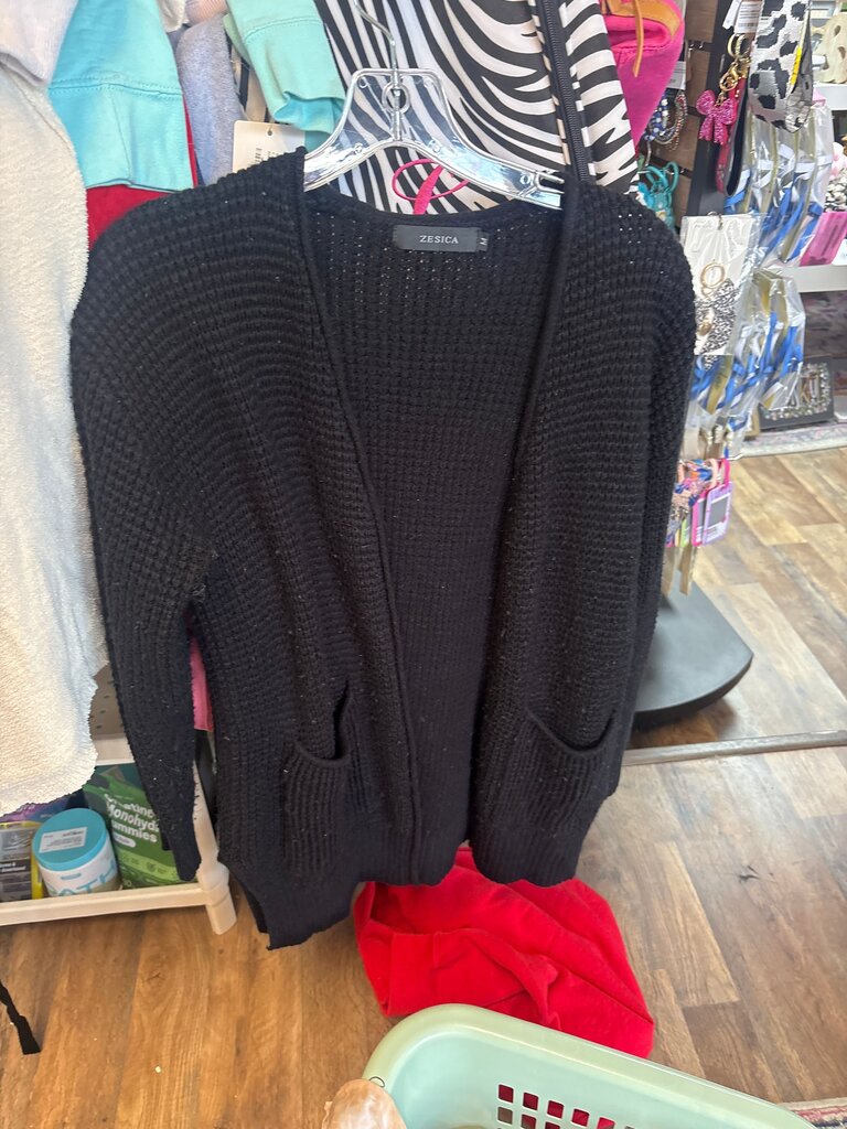 Zesica Black Cardigan