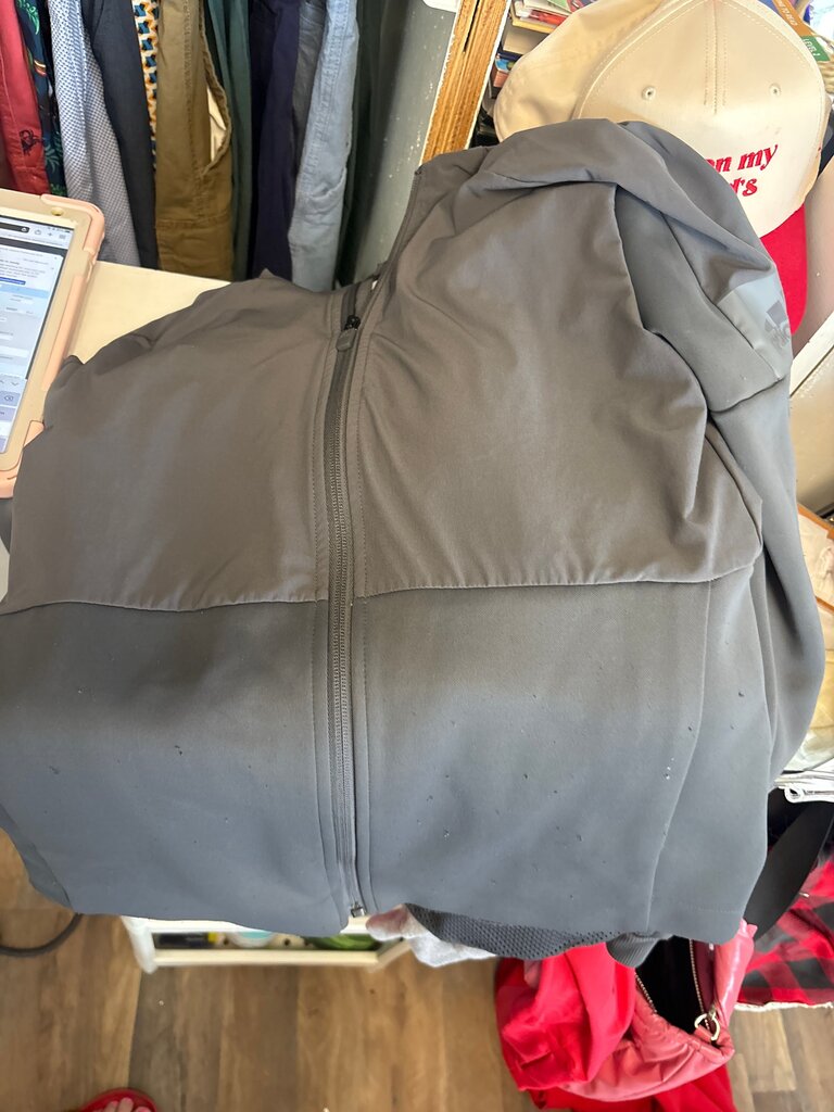 Adidas Men's Gray Hoodie