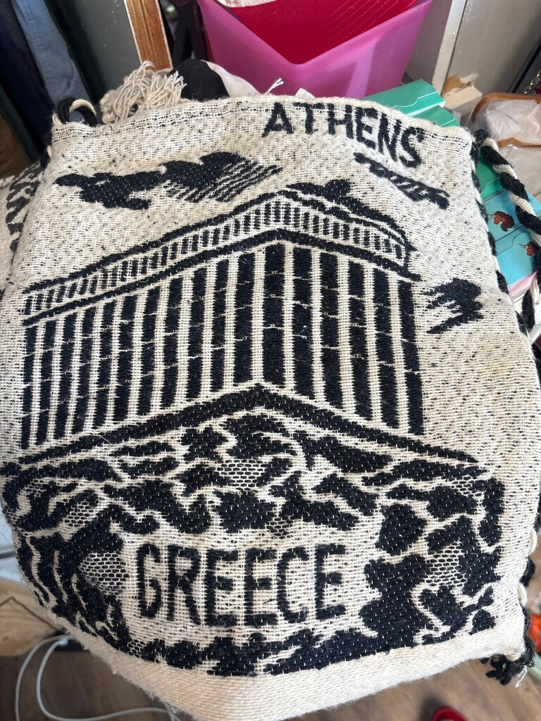 Athens Greece Woven Bag