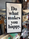 Inspirational Wall Art - Do What Makes You Happy