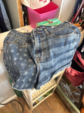 Star Spangled Denim Shorts
