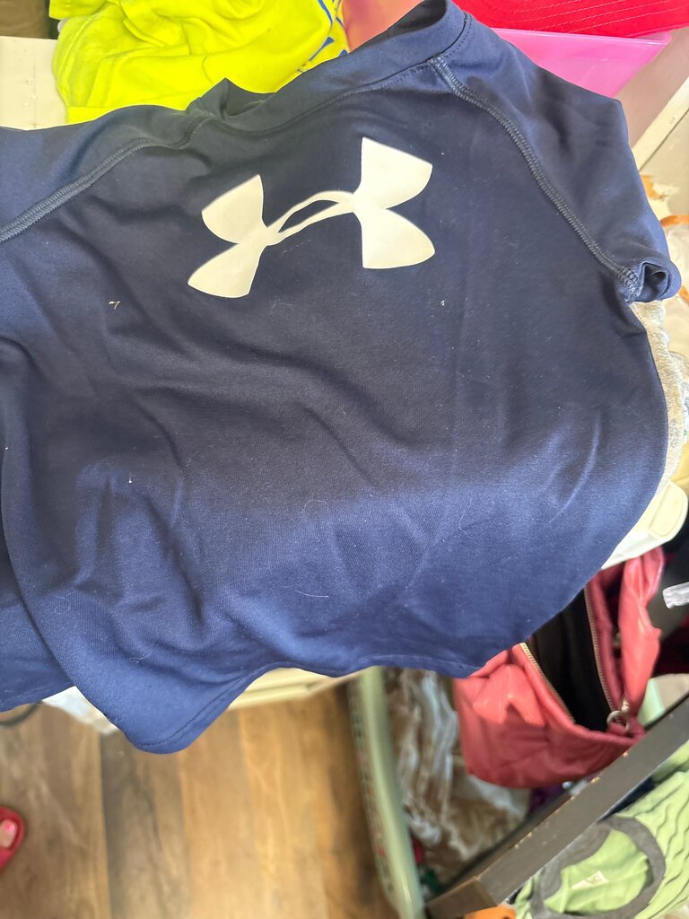 Under Armour Navy Blue Short Sleeve Shirt