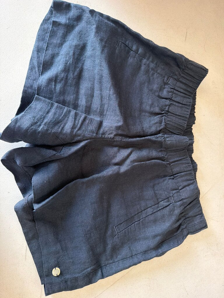 Lilly Pulitzer Women's Black Linen Shorts