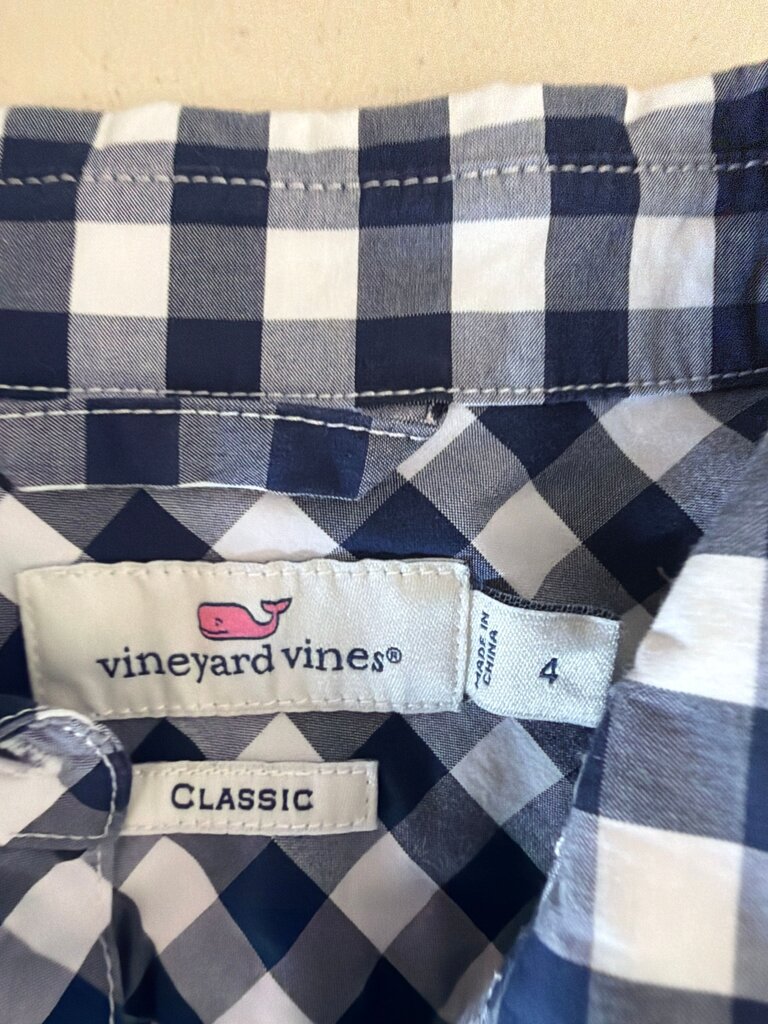 Vineyard Vines Classic Gingham Button-Up Shirt