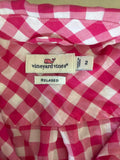 Vineyard Vines Pink Gingham Shirt