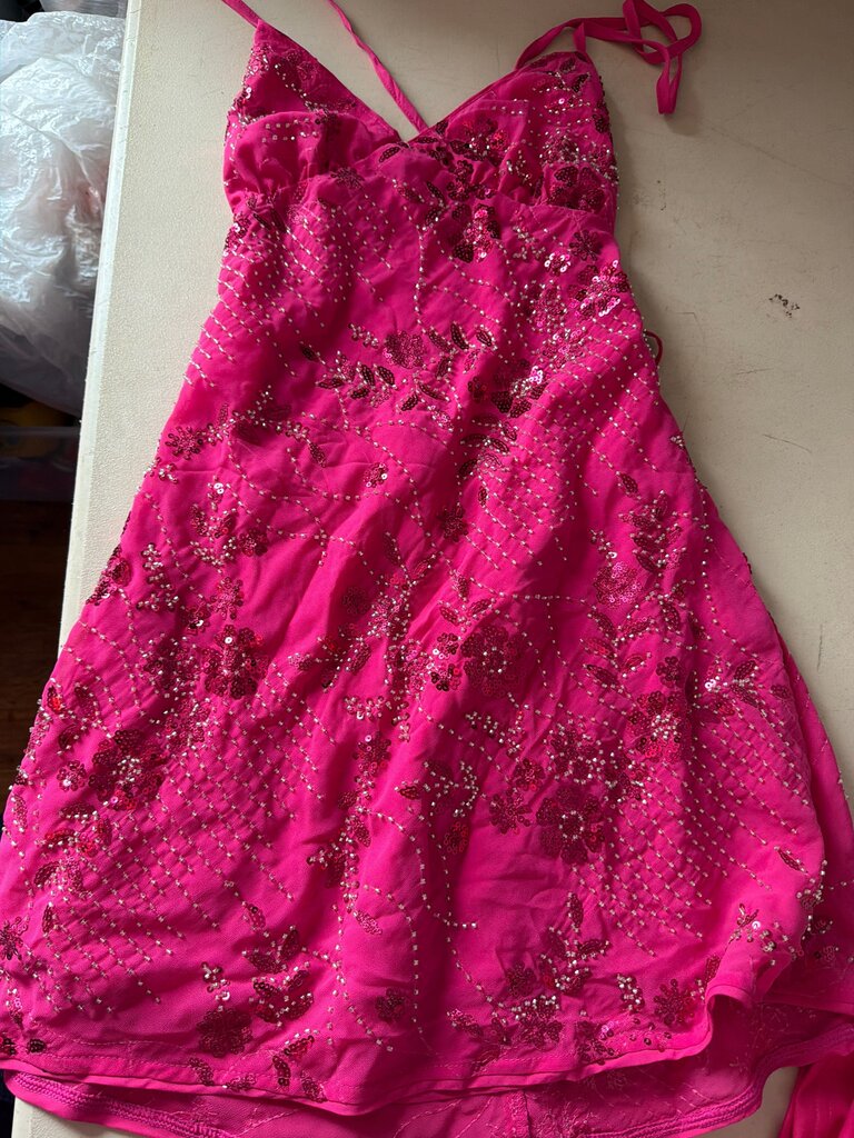 Beaded Pink Dress