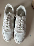 Women’s White and Grey Athletic Sneakers Size 9