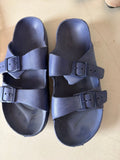 Blue Adjustable Buckle Sandals