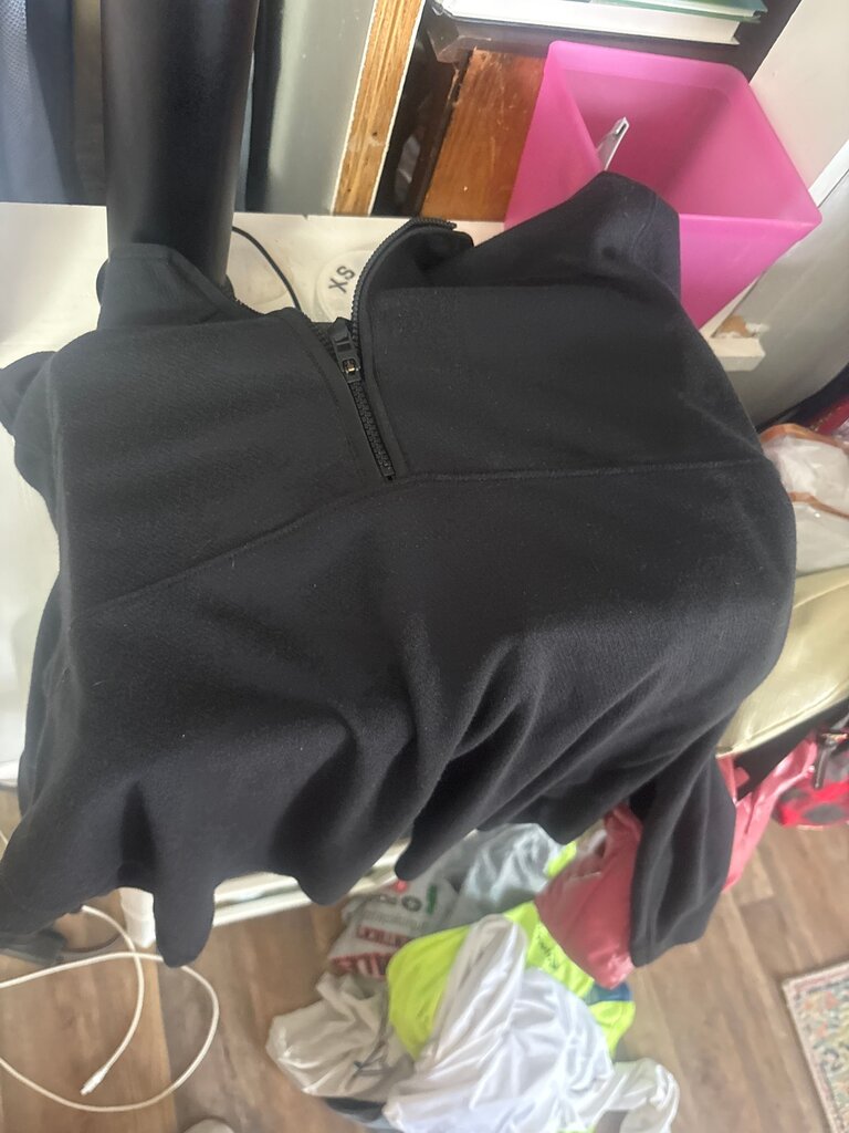 Black Zip-Up Hoodie