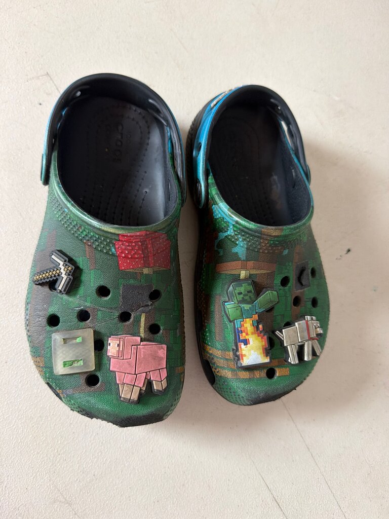 Minecraft Themed Crocs