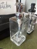 Glass Oil Dispenser with Pump