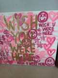 Wish You Were Here Canvas Art