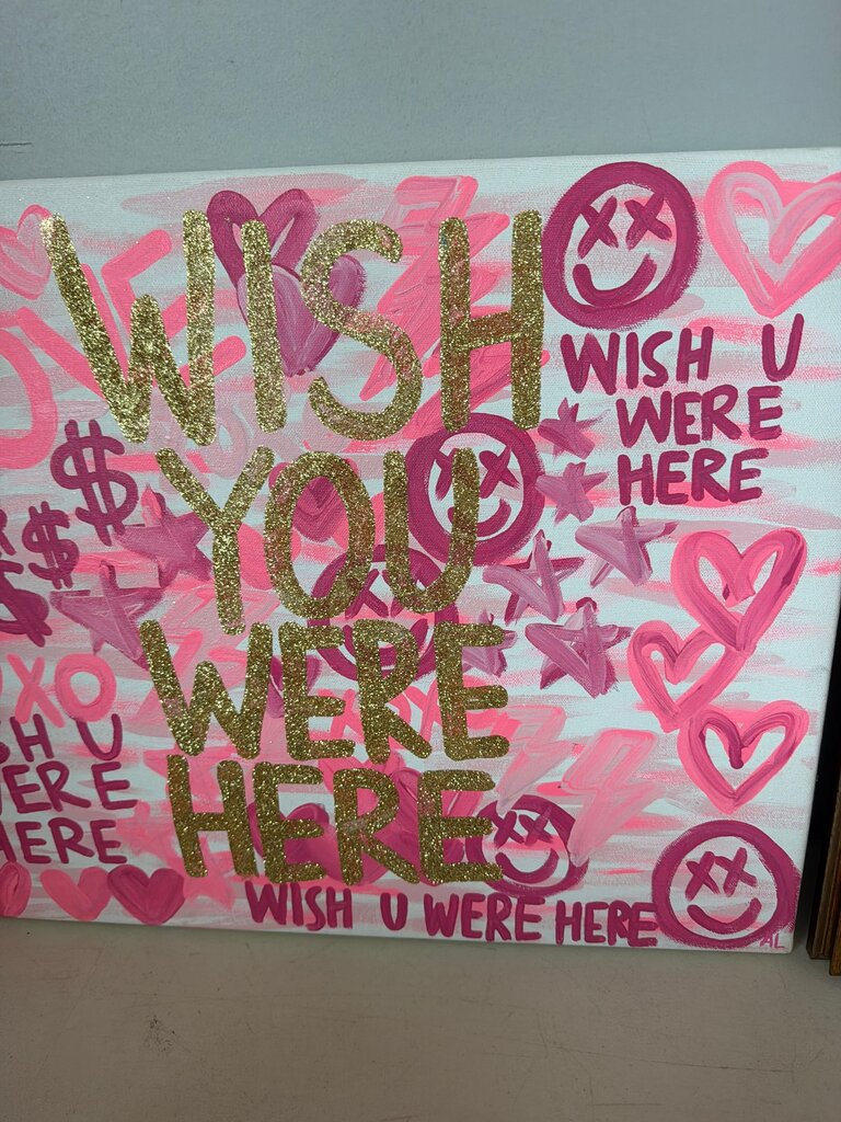 Wish You Were Here Canvas Art