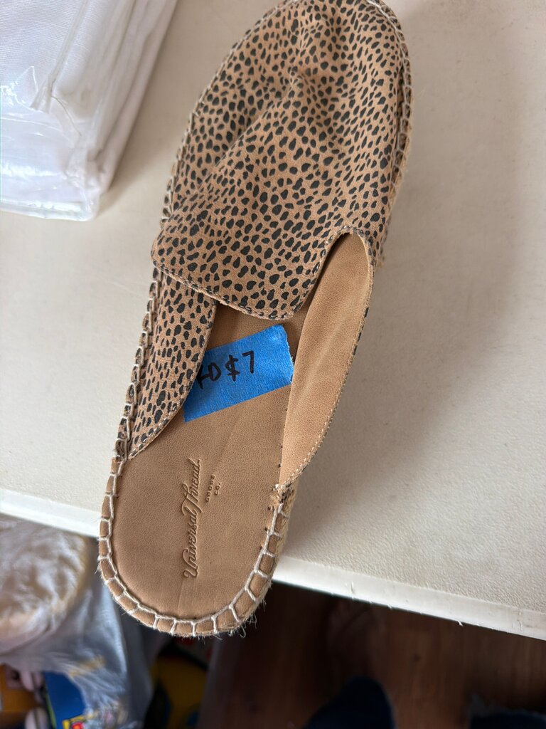 Universal Thread Women's Leopard Print Slip-On Espadrilles