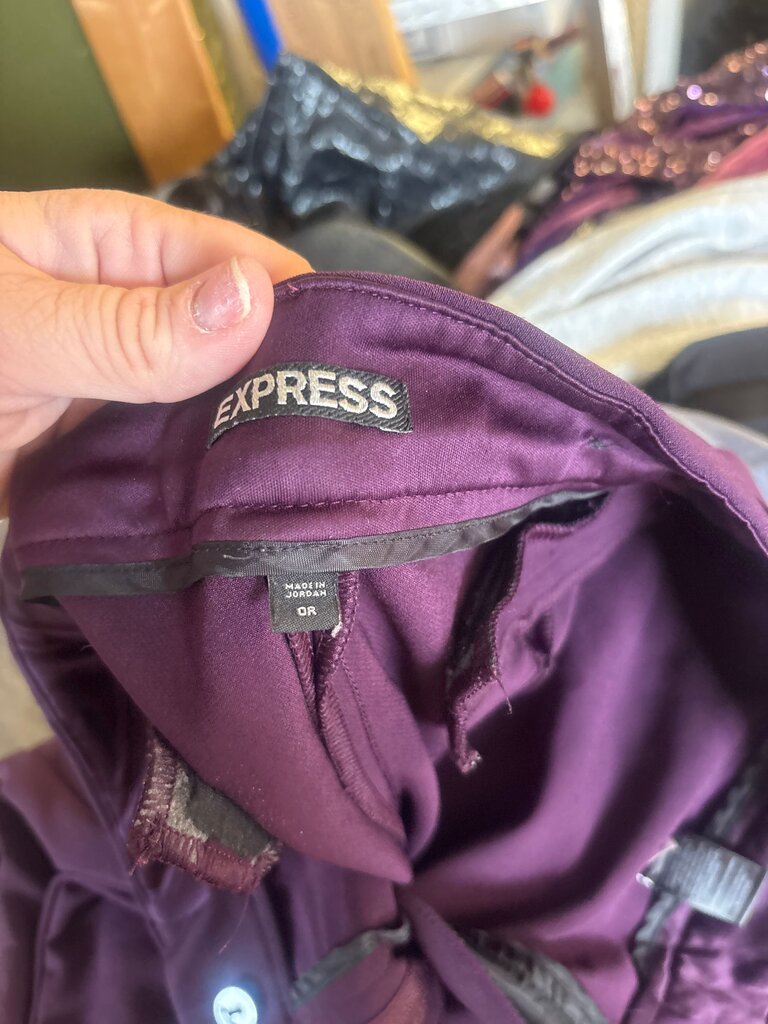 Express Women's Purple Pants