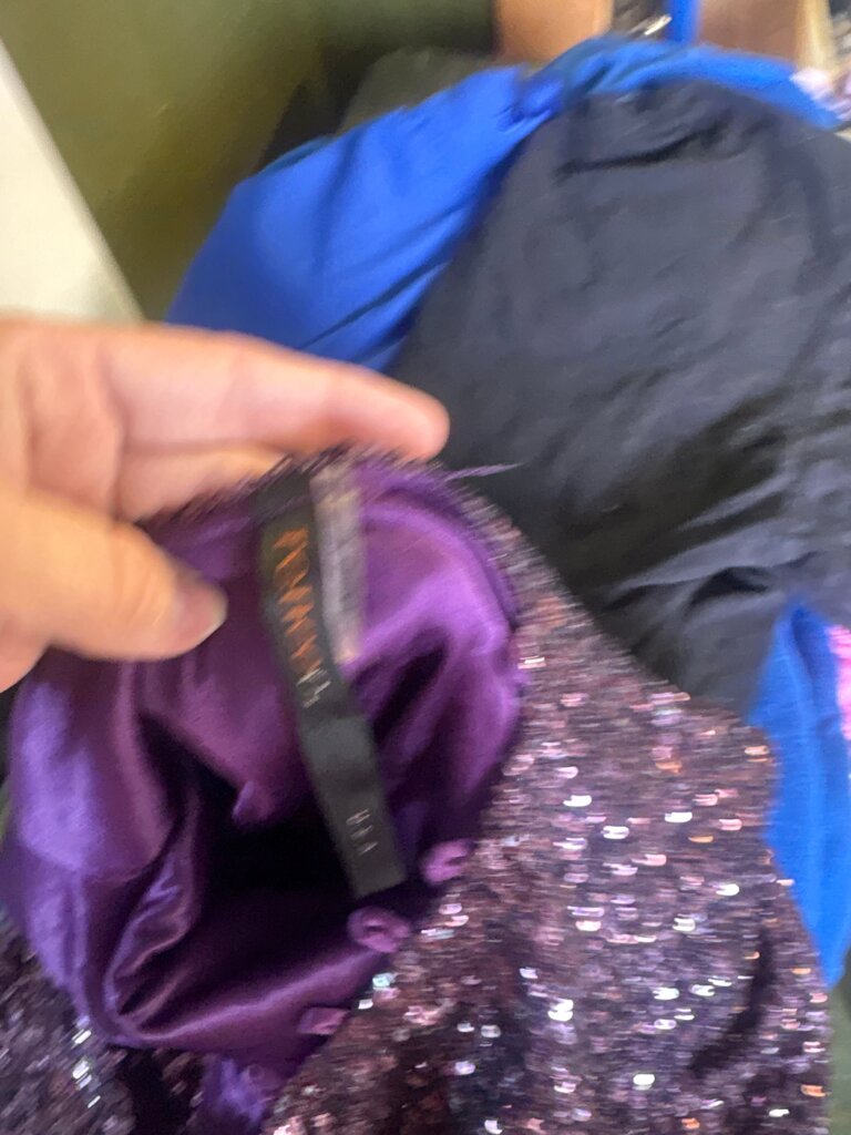 Purple Sequin Dress