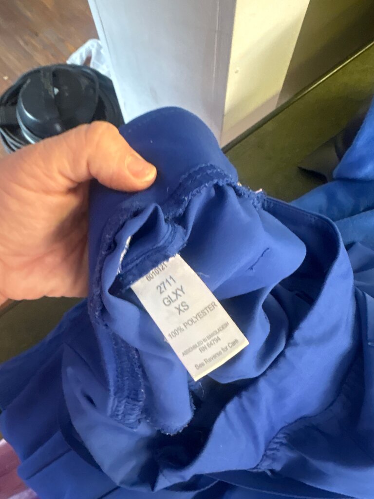 Women's Blue Polyester Activewear Pants