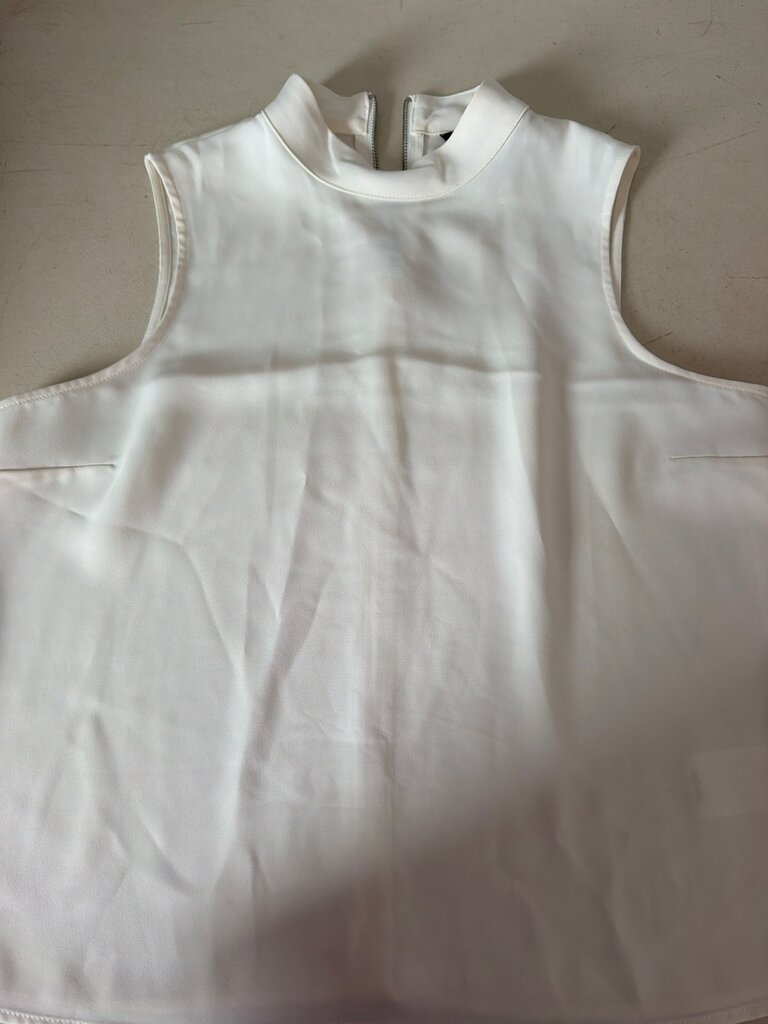 Express White Sleeveless Top