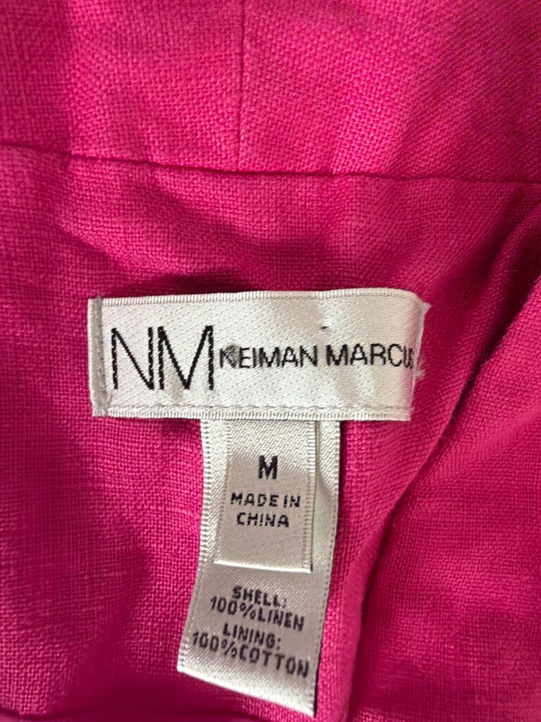 Neiman Marcus Pink Linen Dress