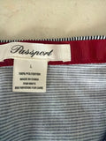 Passport Striped Button-Up Dress