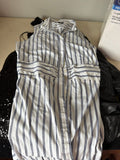 Banana Republic Striped Sleeveless Top