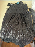 Draper James Black Sequin Dress