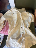 Zoyechen Beige Button-up Shirt