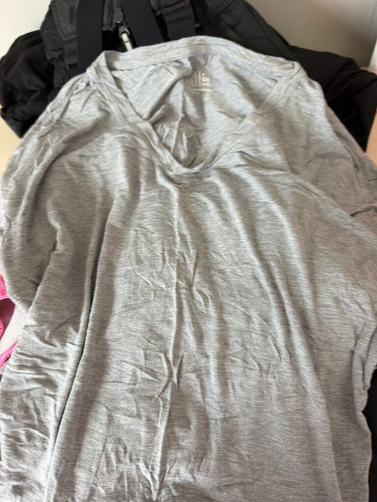 Time and True Gray V-Neck T-Shirt