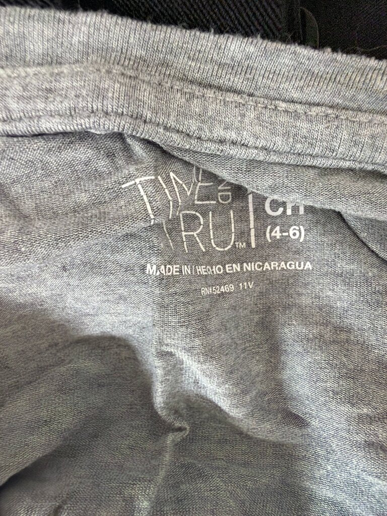 Time and True Gray V-Neck T-Shirt