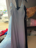 Light Blue Dress with Sparkling Straps