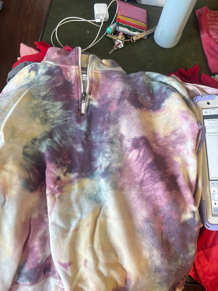 Abercrombie Kids Tie-Dye Half-Zip Pullover