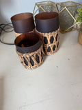 Set of Three Decorative Plant Holders