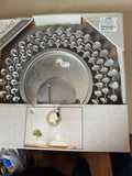 Jeweled Wall Mirror & Sconce