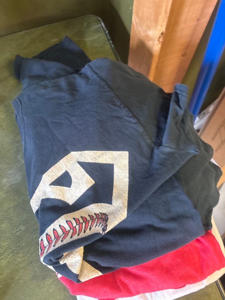 Navy Blue Baseball Graphic T-Shirt