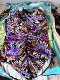 Floral Print One-Piece Swimsuit