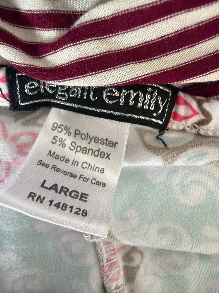 Elegant Emily Large Floral Print Swimsuit