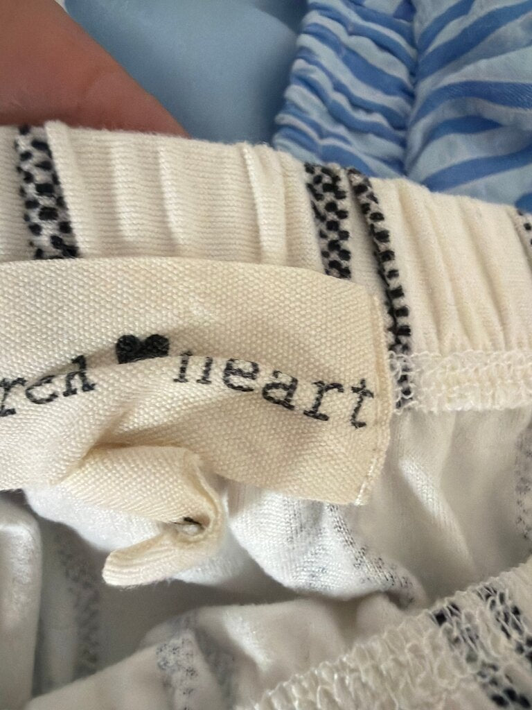 Girls' Striped Romper by Red Heart