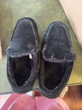 Black Suede Slippers