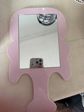 Cute Pink Cloud-Shaped Hand Mirror