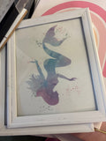 Mermaid Watercolor Art Print set of 3