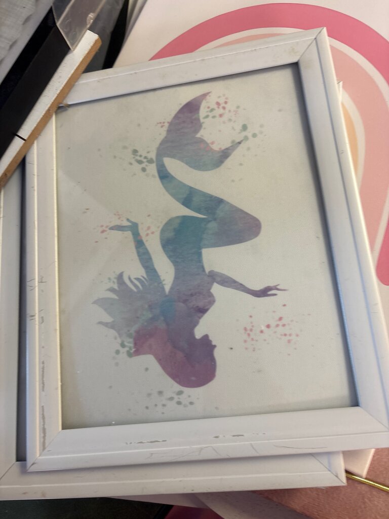 Mermaid Watercolor Art Print set of 3