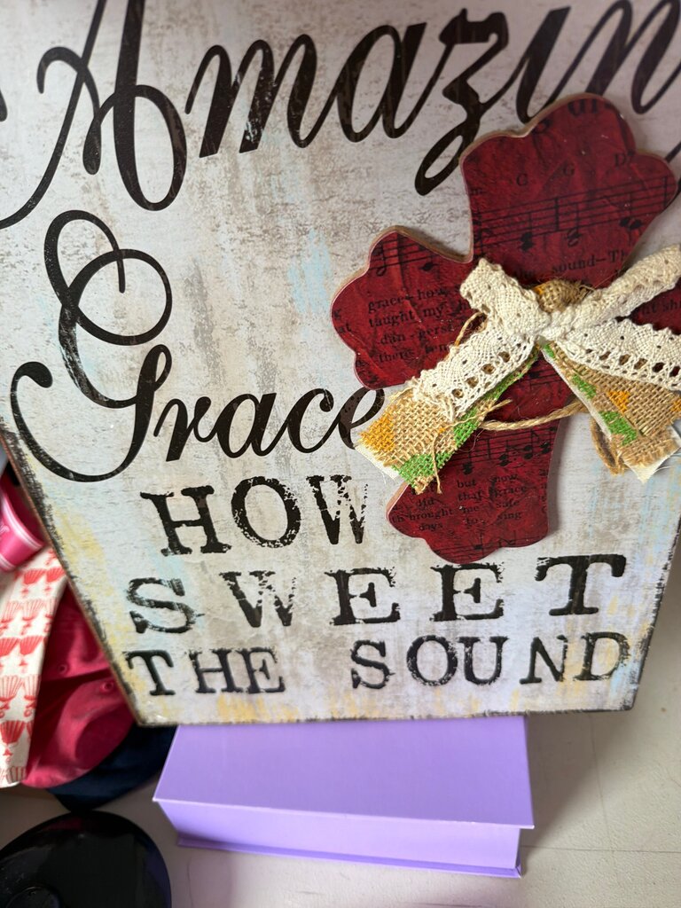Amazing Grace Wall Art Plaque
