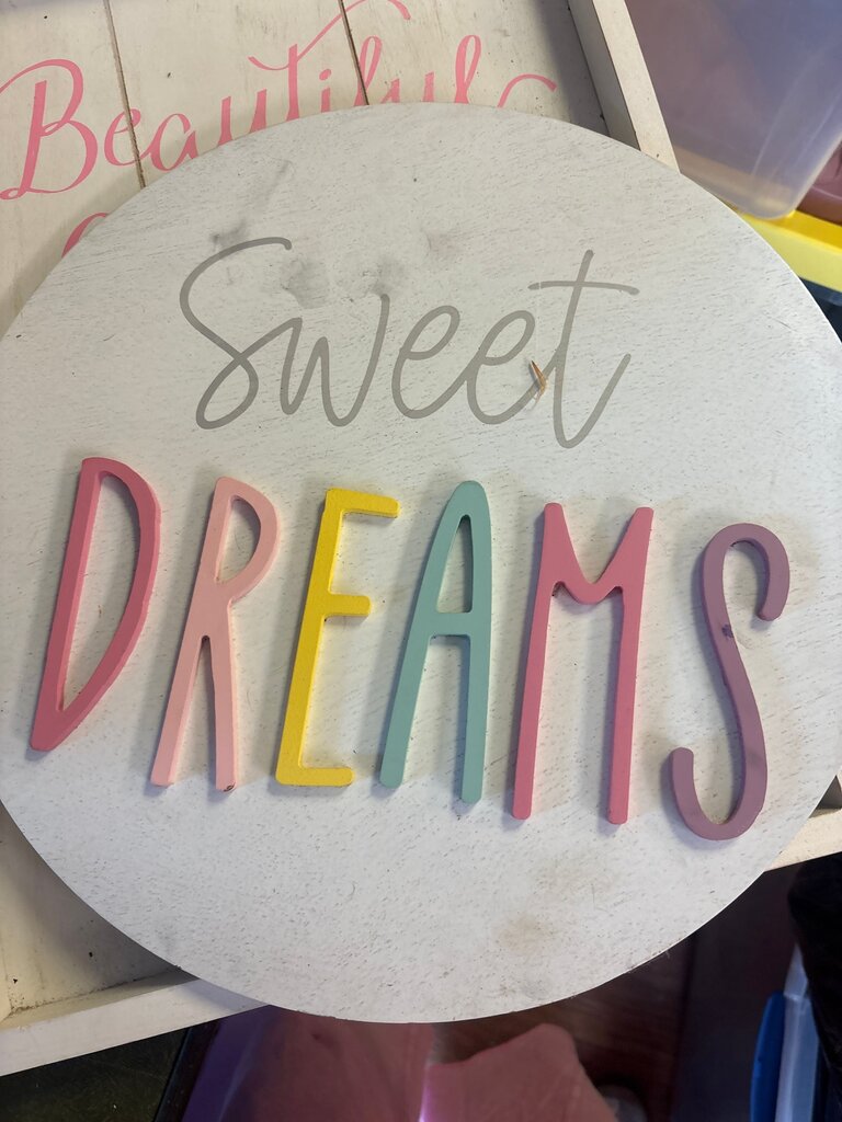 Sweet Dreams Wall Decor
