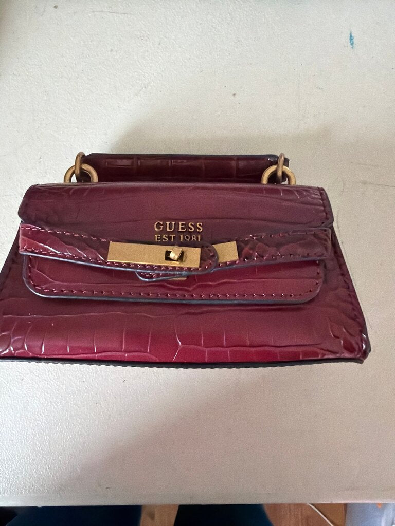 GUESS Crocodile Texture Mini Handbag