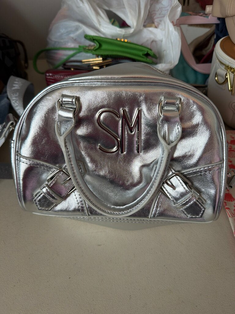Silver Metallic Handbag