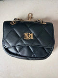 Quilted Black Mini Crossbody Bag