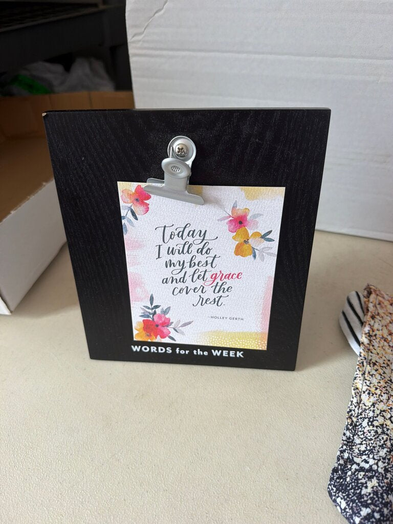 Words for the Week Inspirational Display