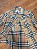 Burberry Plaid Button-Up Shirt