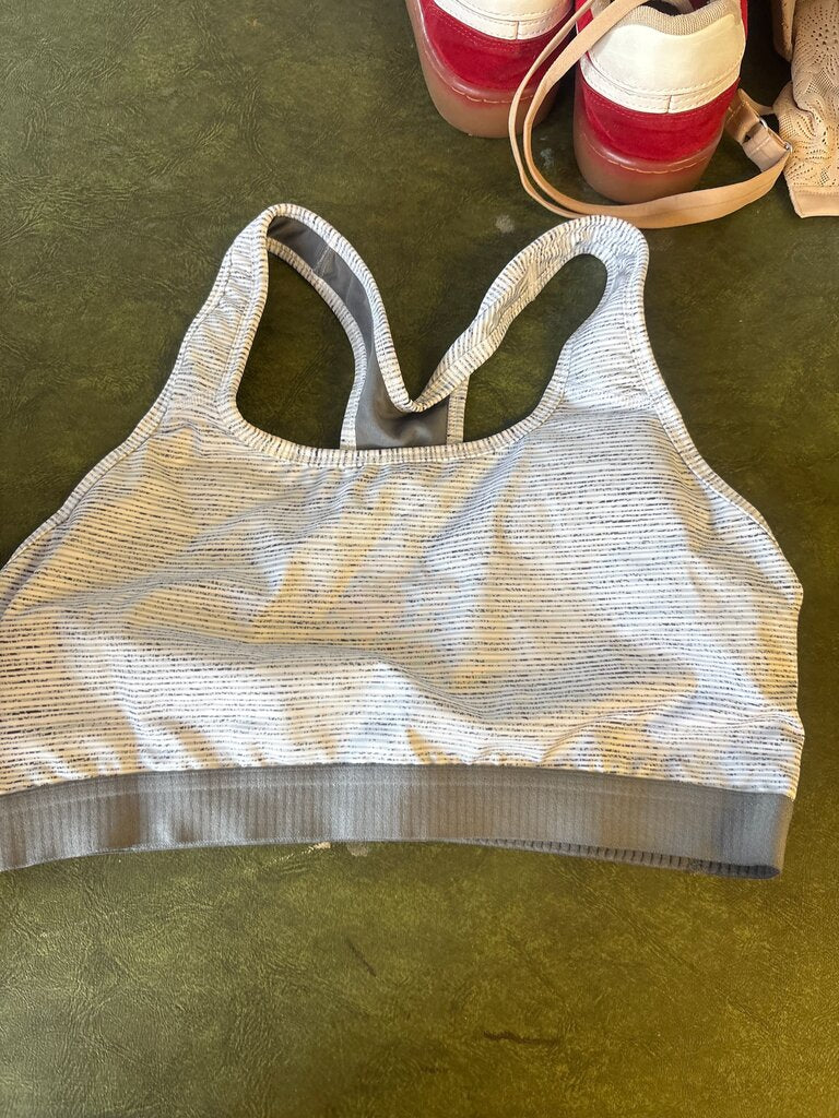 Women's Striped Sports Bra